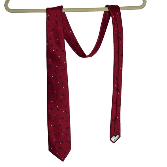 Givenchy Monsieur Red Logo Tie - Picture 2 of 10